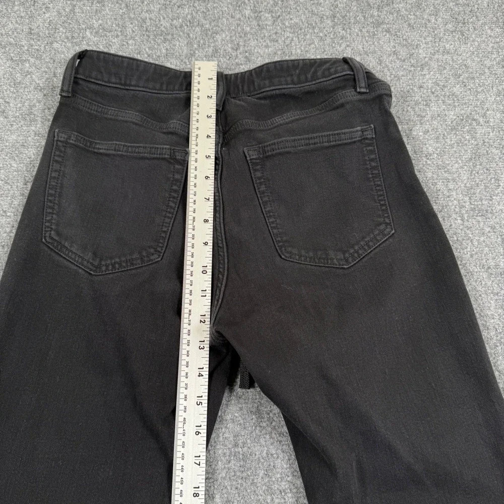 UNIQLO Jeans 27 x 30 Black Wash Slim Fit Straight‎ Leg Pants Waist Stretch Men's